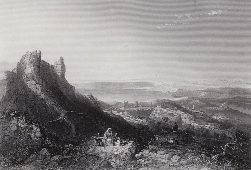 Meer van Tiberias door William H. Bartlett