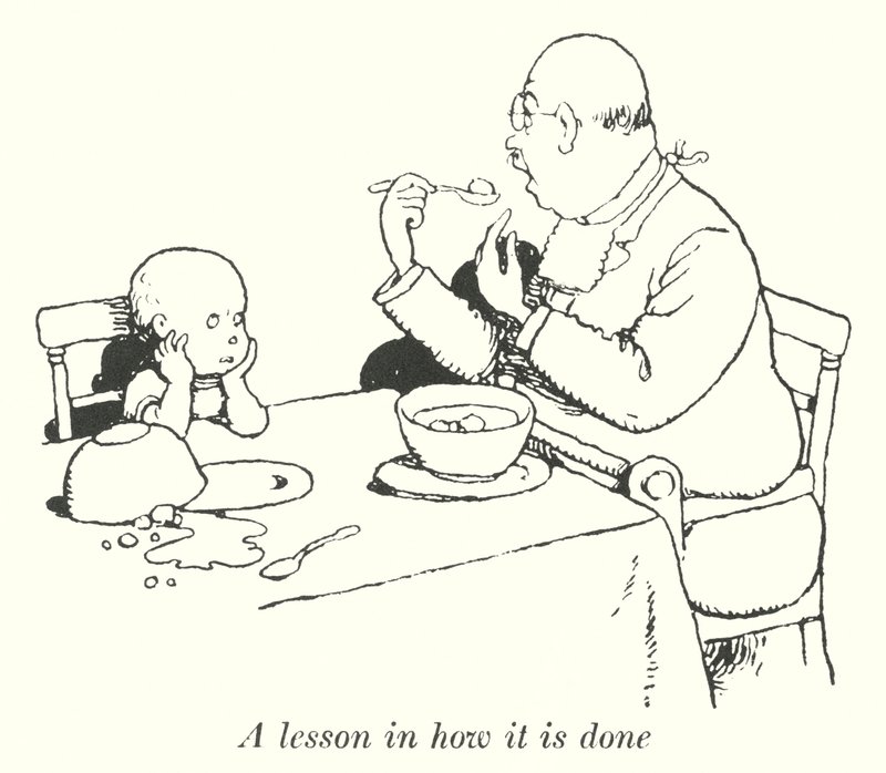 Een les in hoe het gedaan wordt door William Heath Robinson