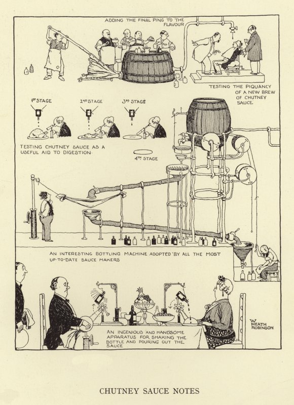Chutneysaus notities door William Heath Robinson