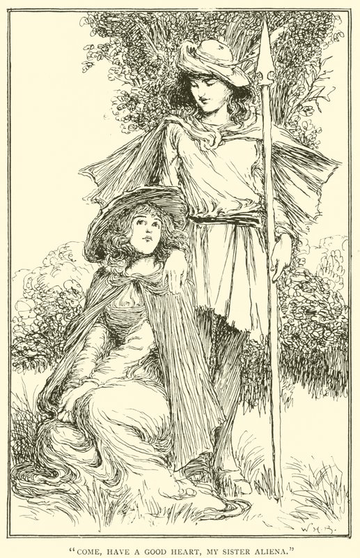 Kom, heb een goed hart, mijn zus Aliena door William Heath Robinson