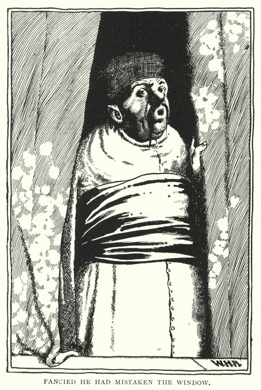Dacht dat hij het raam had vergist door William Heath Robinson