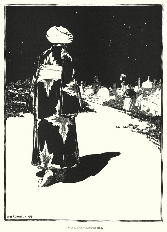 Ik stond op en volgde haar door William Heath Robinson