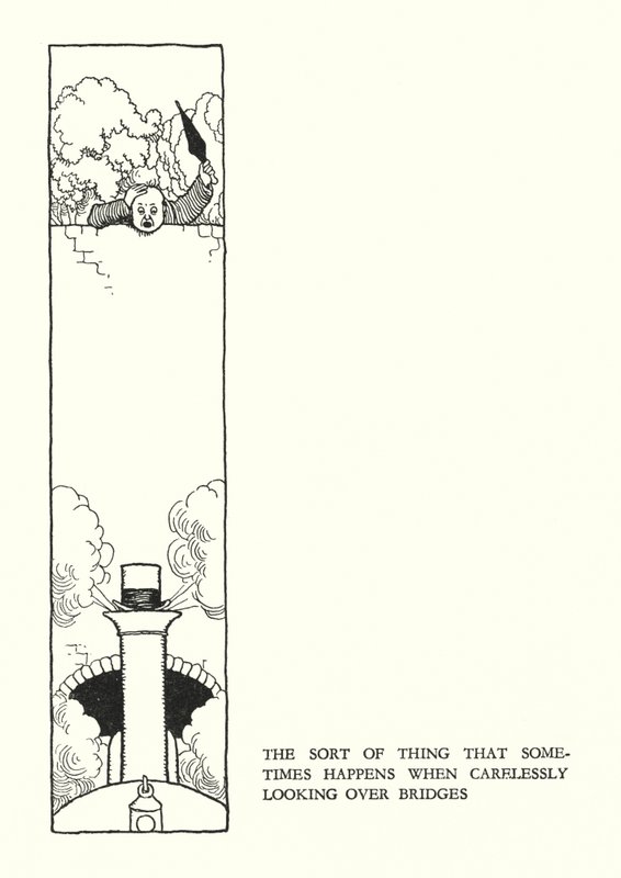 Illustratie voor Railway Ribaldry door W Heath Robinson door William Heath Robinson