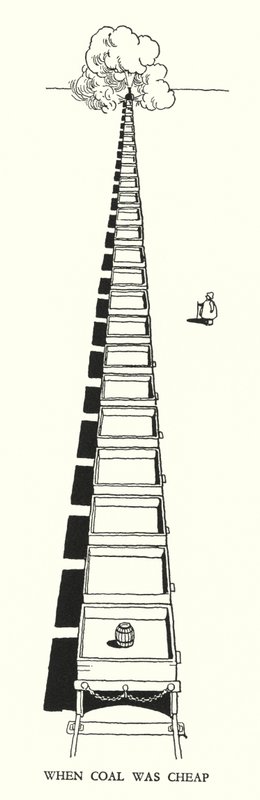 Illustratie voor Railway Ribaldry door W Heath Robinson door William Heath Robinson