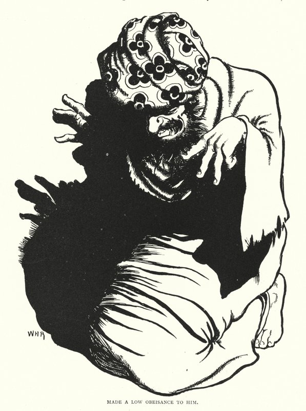 Maakte een diepe buiging voor hem door William Heath Robinson