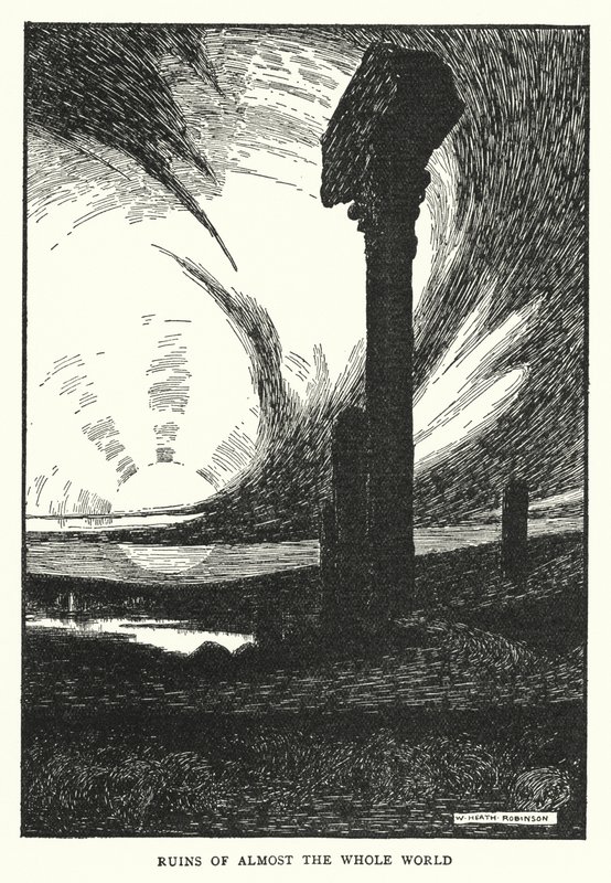Ruïnes van bijna de hele wereld door William Heath Robinson