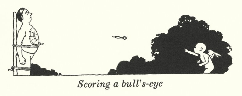 Een voltreffer scoren door William Heath Robinson