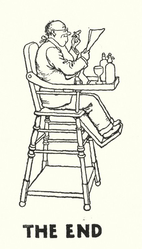 Het einde door William Heath Robinson
