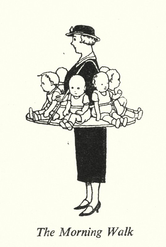 De ochtendwandeling door William Heath Robinson