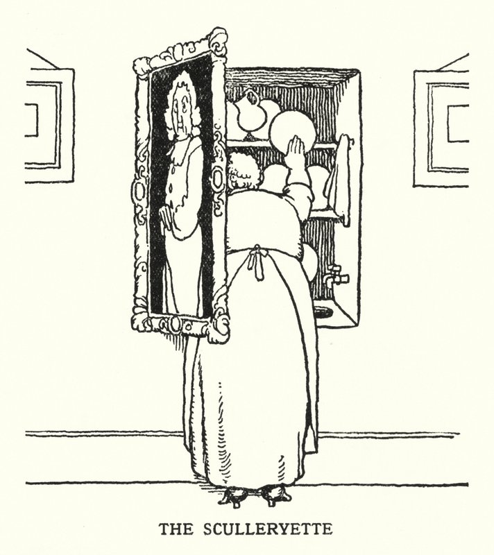 De Sculleryette door William Heath Robinson