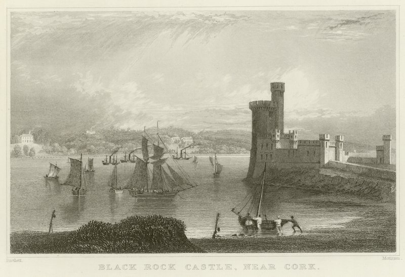 Black Rock Castle door William Henry Bartlett