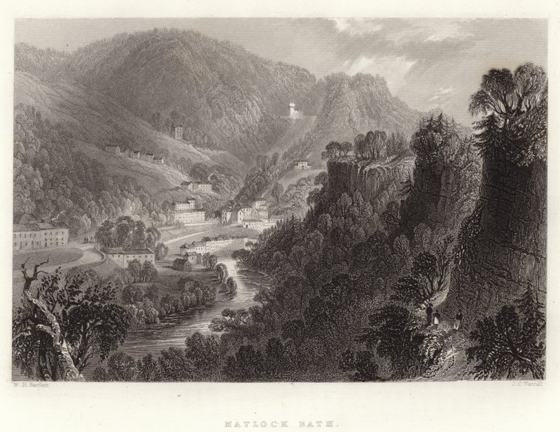 Matlock Bath door William Henry Bartlett