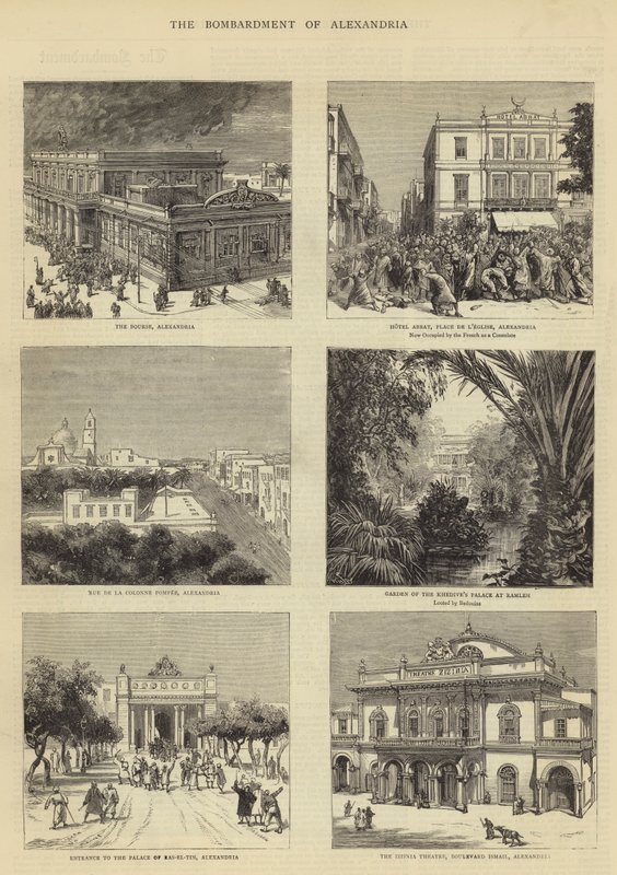 Het Bombardement van Alexandrië door William Henry James Boot