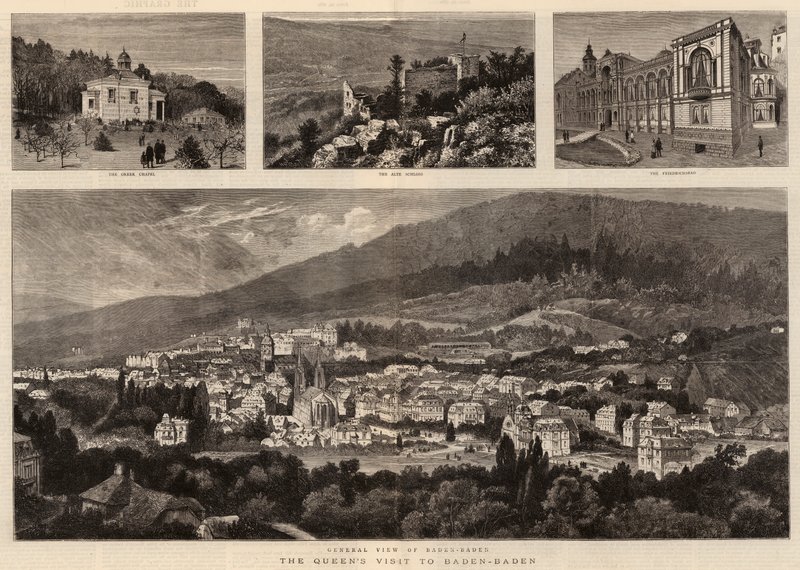 Het Bezoek van de Koningin aan Baden-Baden door William Henry James Boot