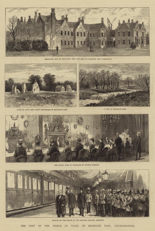 Het Bezoek van de Prins van Wales aan Bradgate Park, Leicestershire door William Henry James Boot