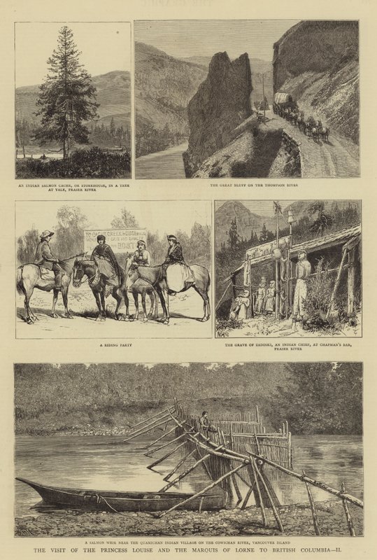Het bezoek van prinses Louise en de markies van Lorne aan Brits-Columbia, II door William Henry James Boot