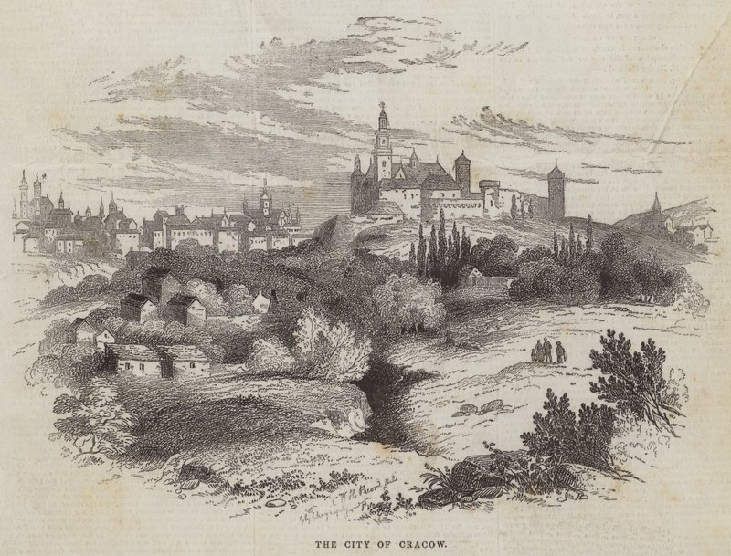 De stad Krakau door William Henry Pike