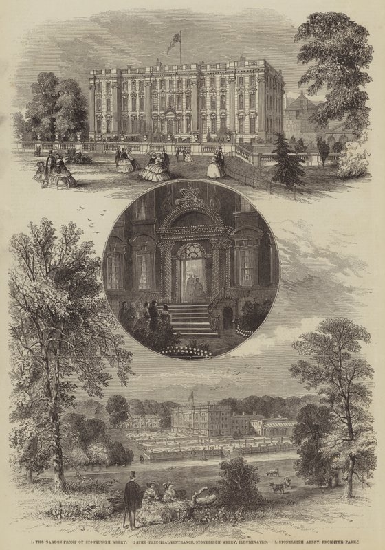 Het bezoek van de koningin aan Warwickshire door William Henry Prior