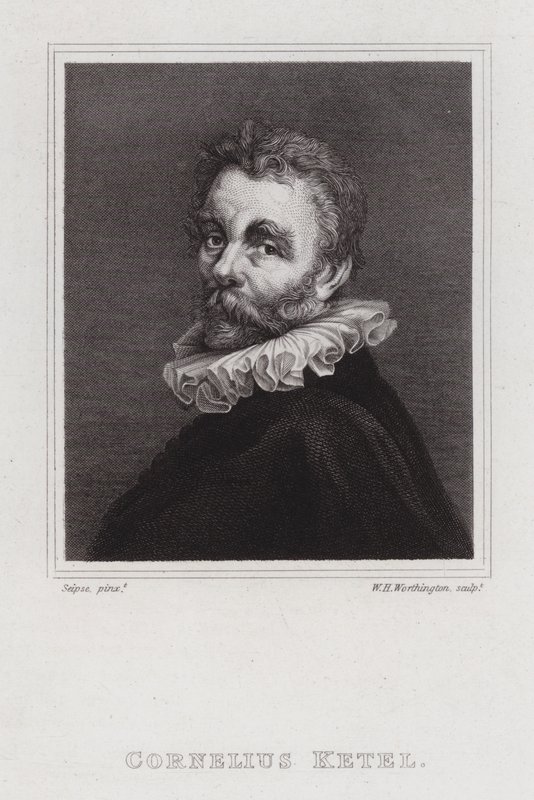 Cornelis Ketel, Nederlandse maniëristische schilder door William Henry Worthington