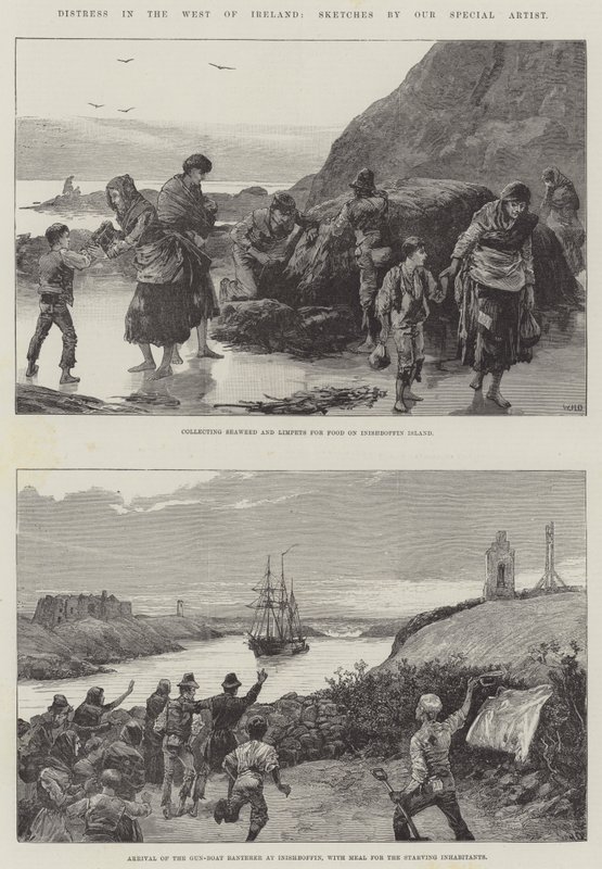 Nood in het westen van Ierland door William Heysham Overend