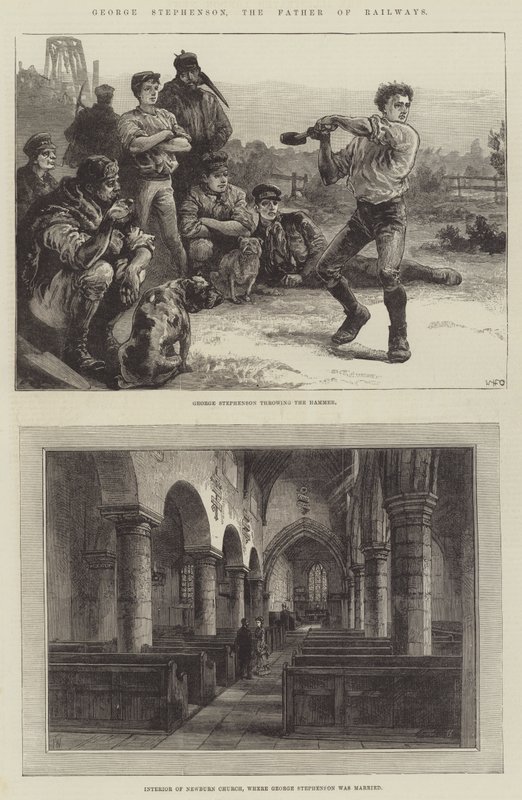 George Stephenson, de vader van de spoorwegen door William Heysham Overend