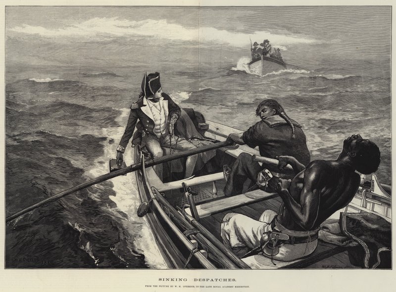 Verzinkende Depêches door William Heysham Overend
