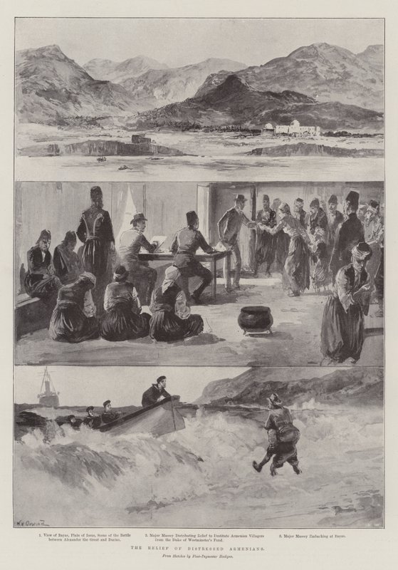 De verlichting van noodlijdende Armeniërs door William Heysham Overend