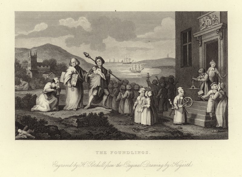 De Vondelingen door William Hogarth