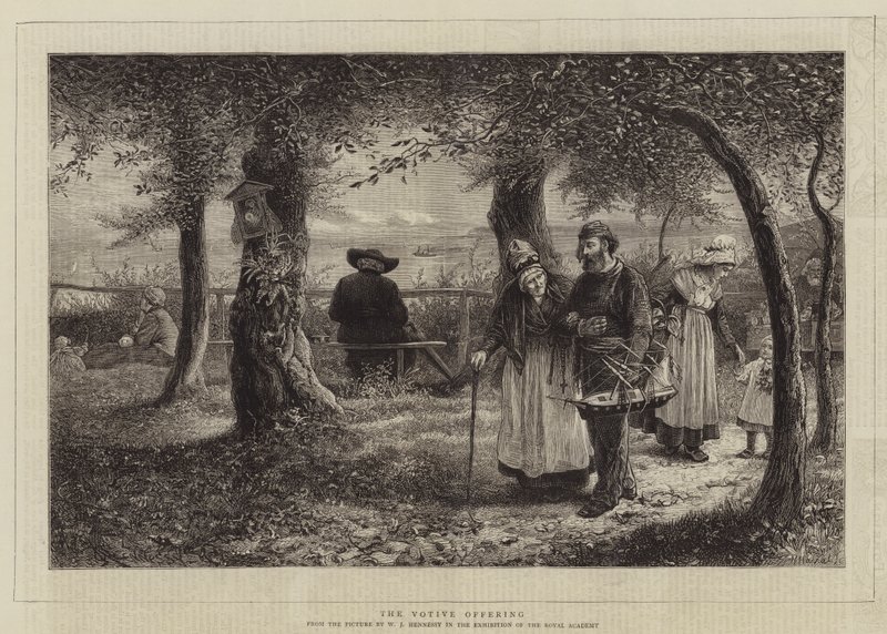 Het votiefoffer door William John Hennessy