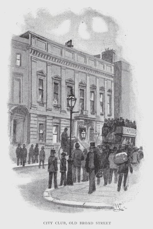 City Club, Old Broad Street door William Luker