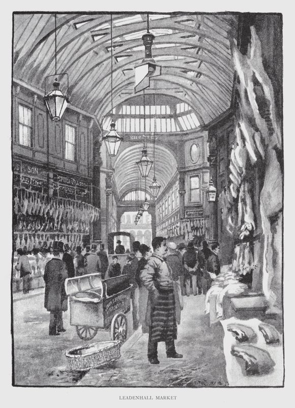 Leadenhall Market door William Luker