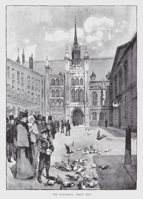 The Guildhall, Voorkant Uitgang door William Luker