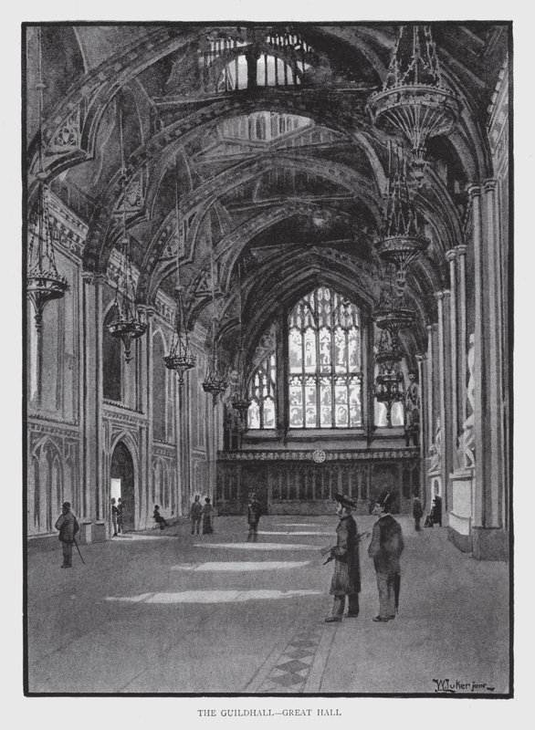 The Guildhall, Grote Zaal door William Luker