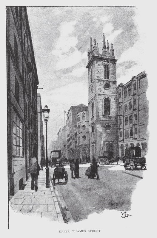 Upper Thames Street door William Luker