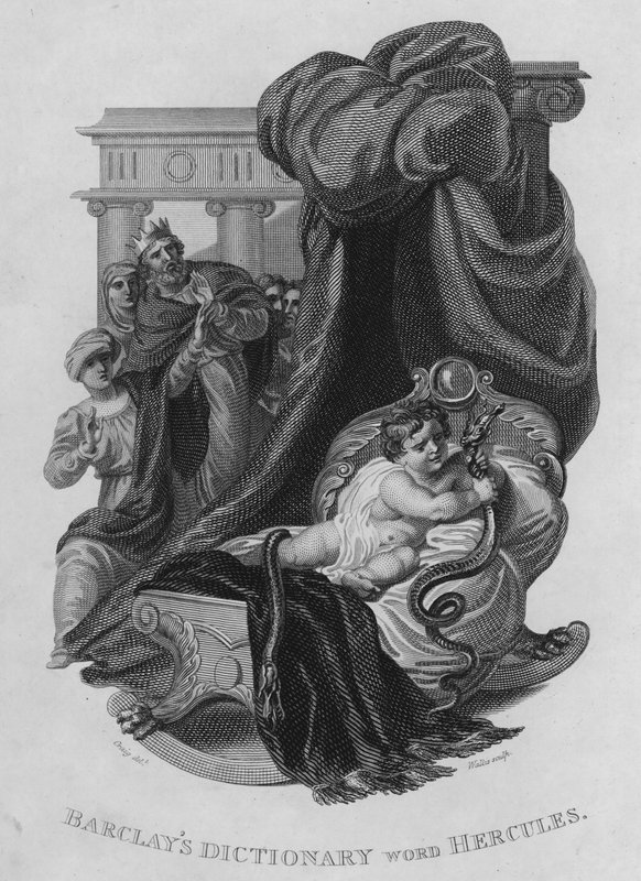 Barclays Woordenboek, woord: Hercules (gravure) door William Marshall (after) Craig