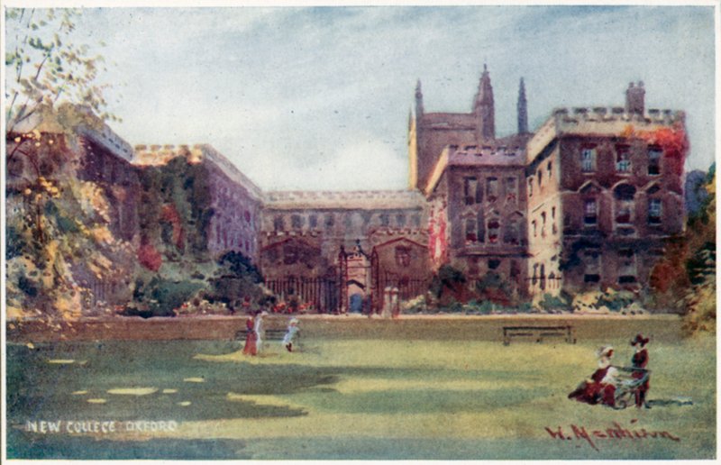 New College door William Matthison