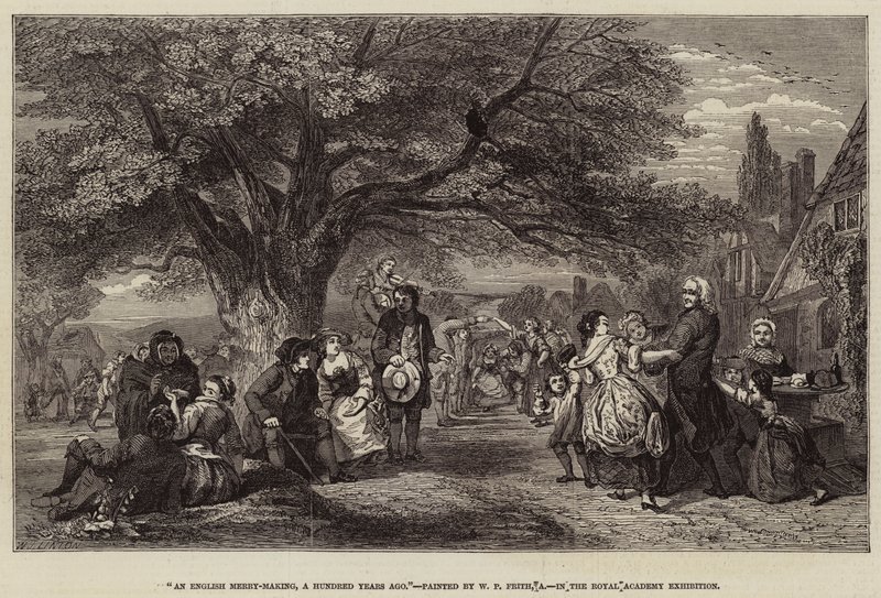 Een Engelse Vrolijkheid, Honderd Jaar Geleden door William Powell Frith