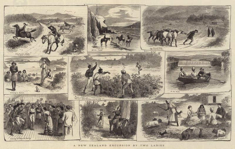 Een excursie in Nieuw-Zeeland door twee dames door William Ralston