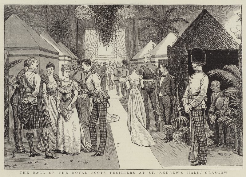 Het Bal van de Royal Scots Fusiliers in St Andrew
