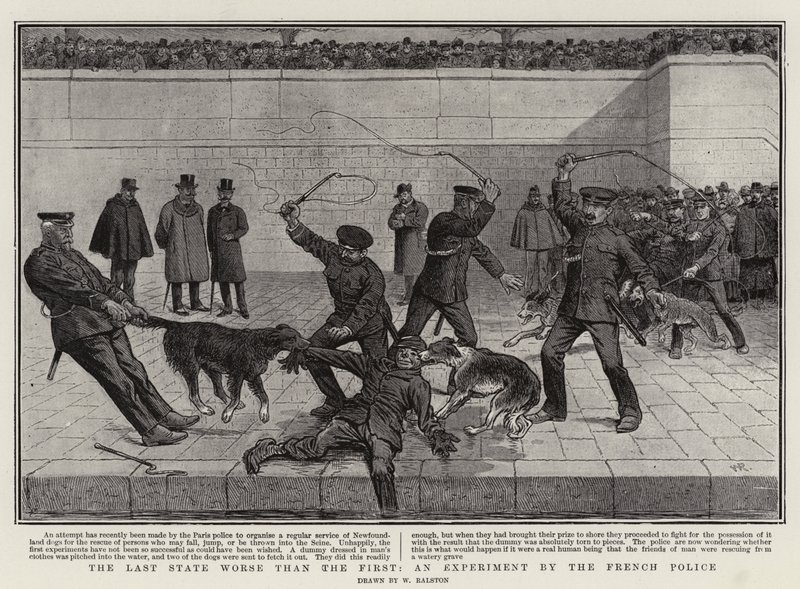De laatste staat erger dan de eerste, een experiment door de Franse politie door William Ralston
