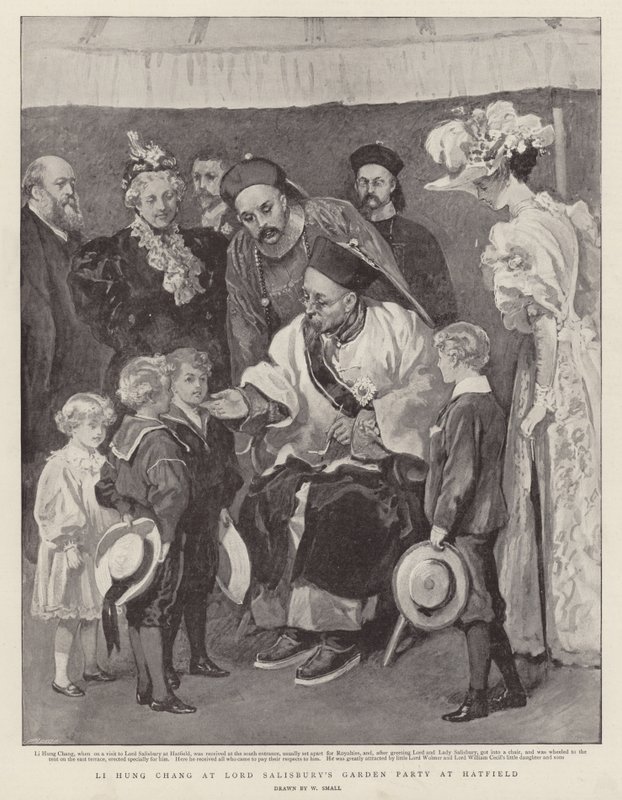 Li Hung Chang op het tuinfeest van Lord Salisbury door William Small