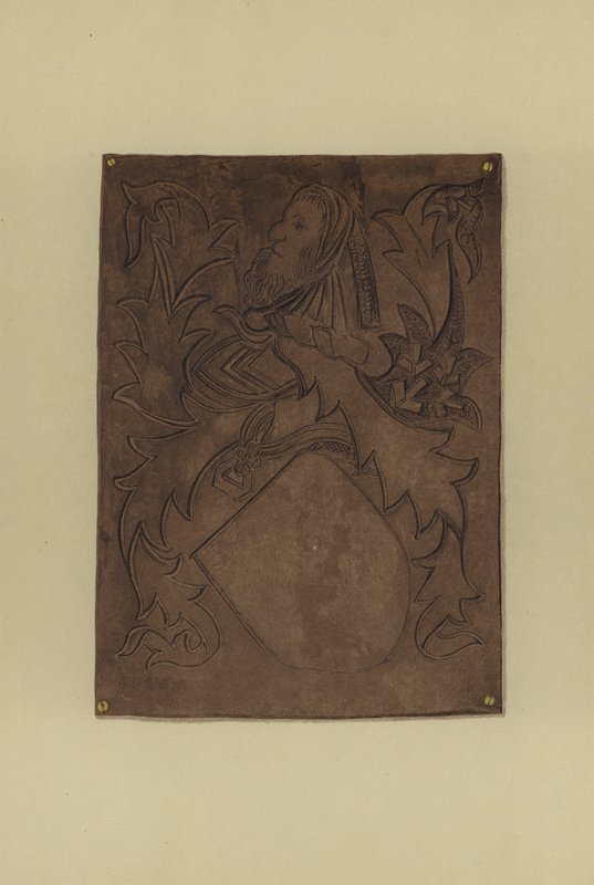 Sir John le Scrope, lord Scrope van Bolton, 1461-1498 (chromolitho) door William St John Hope
