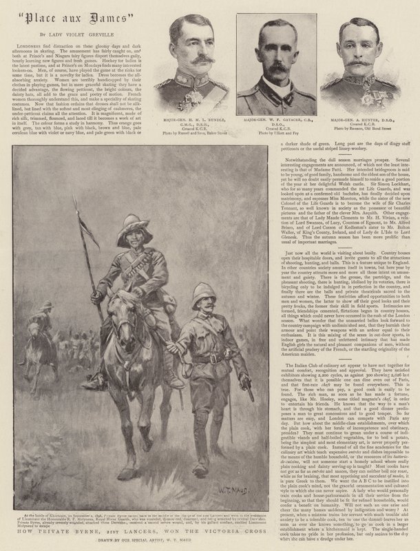 Hoe Soldaat Byrne, 21st Lancers, het Victoria Cross won door William T. Maud