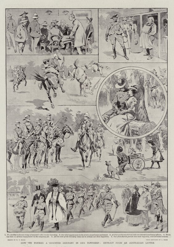 Hoe we een Bereden Compagnie vormden in onze Gemeente, Uittreksel uit een Australische Brief door William T. Maud