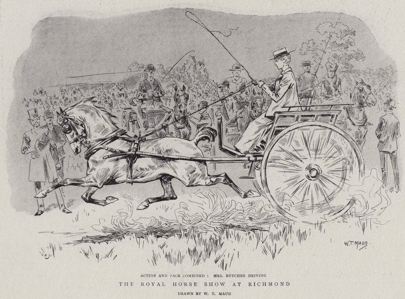 De Koninklijke Paardenshow in Richmond door William T. Maud