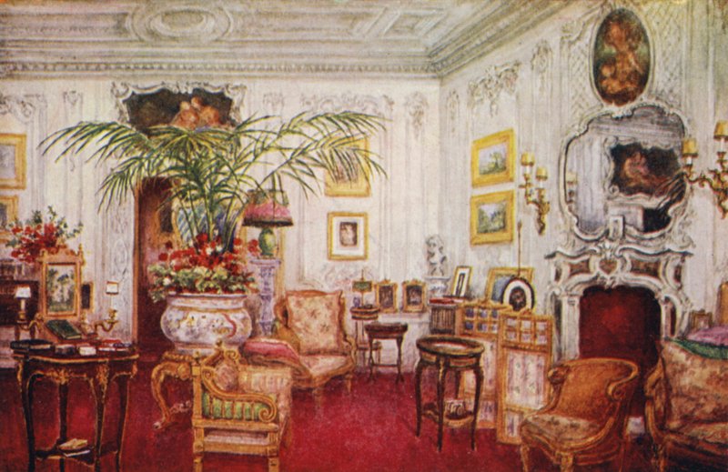 Warwick Castle: Boudoir van Lady Warwick door William W. Quatremain