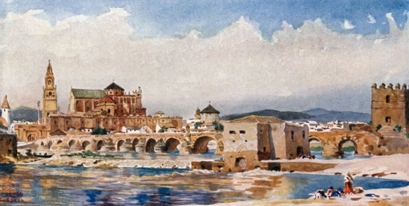 Cordoba, de Brug door William Wiehe Collins