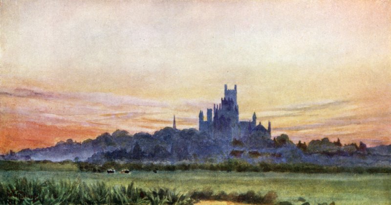 Ely vanuit de moerassen door William Wiehe Collins
