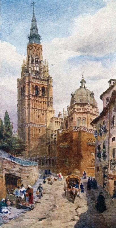 Toledo, de Kathedraal door William Wiehe Collins