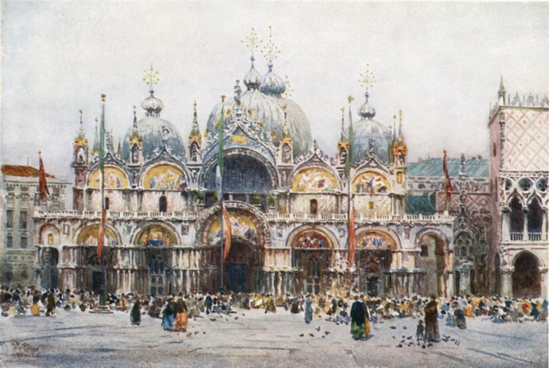 Venetië. San Marco door William Wiehe Collins